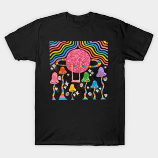 Mushroom painting T-Shirt